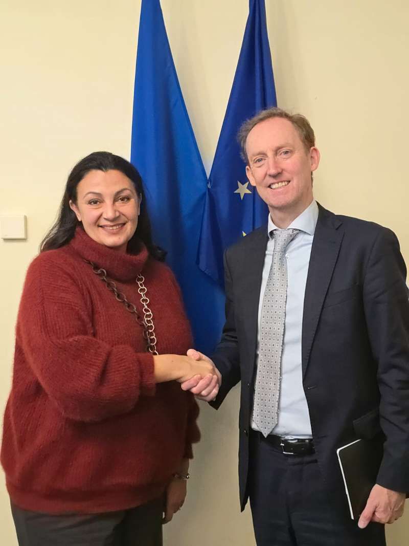 Голова Комітету з питань інтеграції України до ЄС Іванна Климпуш-Цинцадзе зустрілася із головою Комітету ЄП з міжнародного розвитку Баррі Ендрюсом 